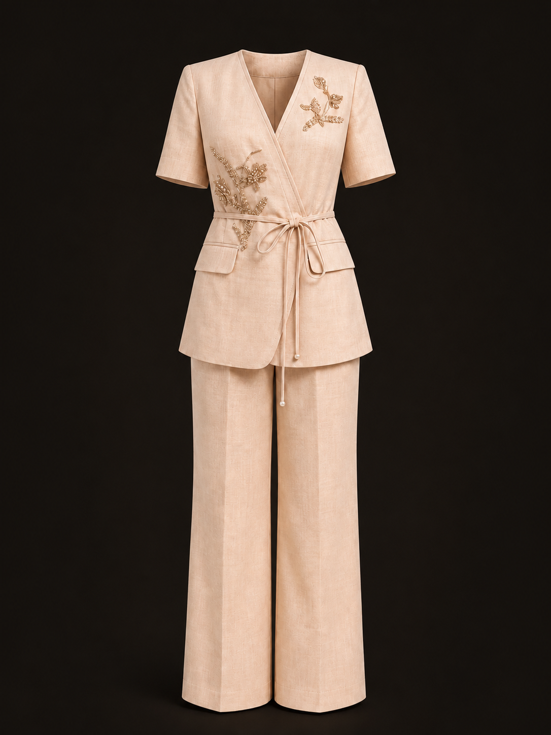 Champagne Embroidery Set