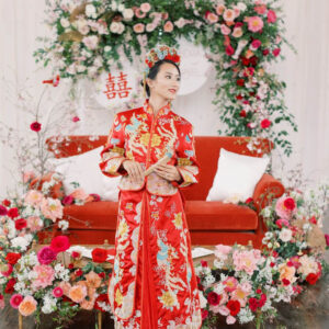 Traditional Chinese wedding dress